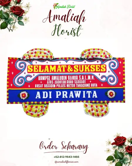 Papan Bunga Ucapan Selamat Pesayangan
